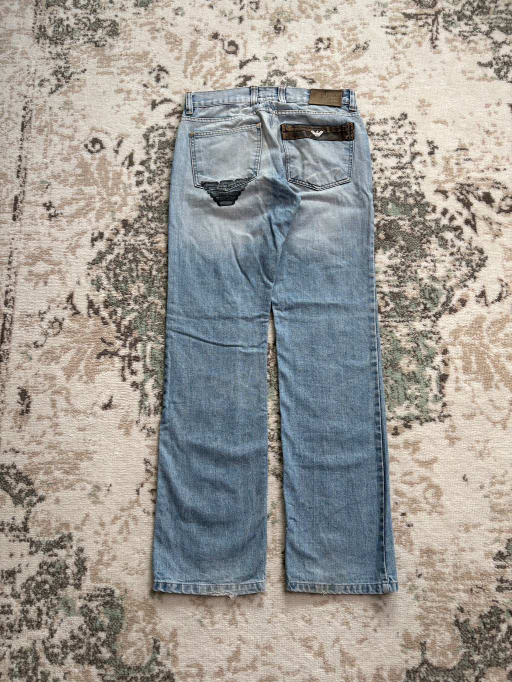 Armani Straight/Baggy Jeans (S)