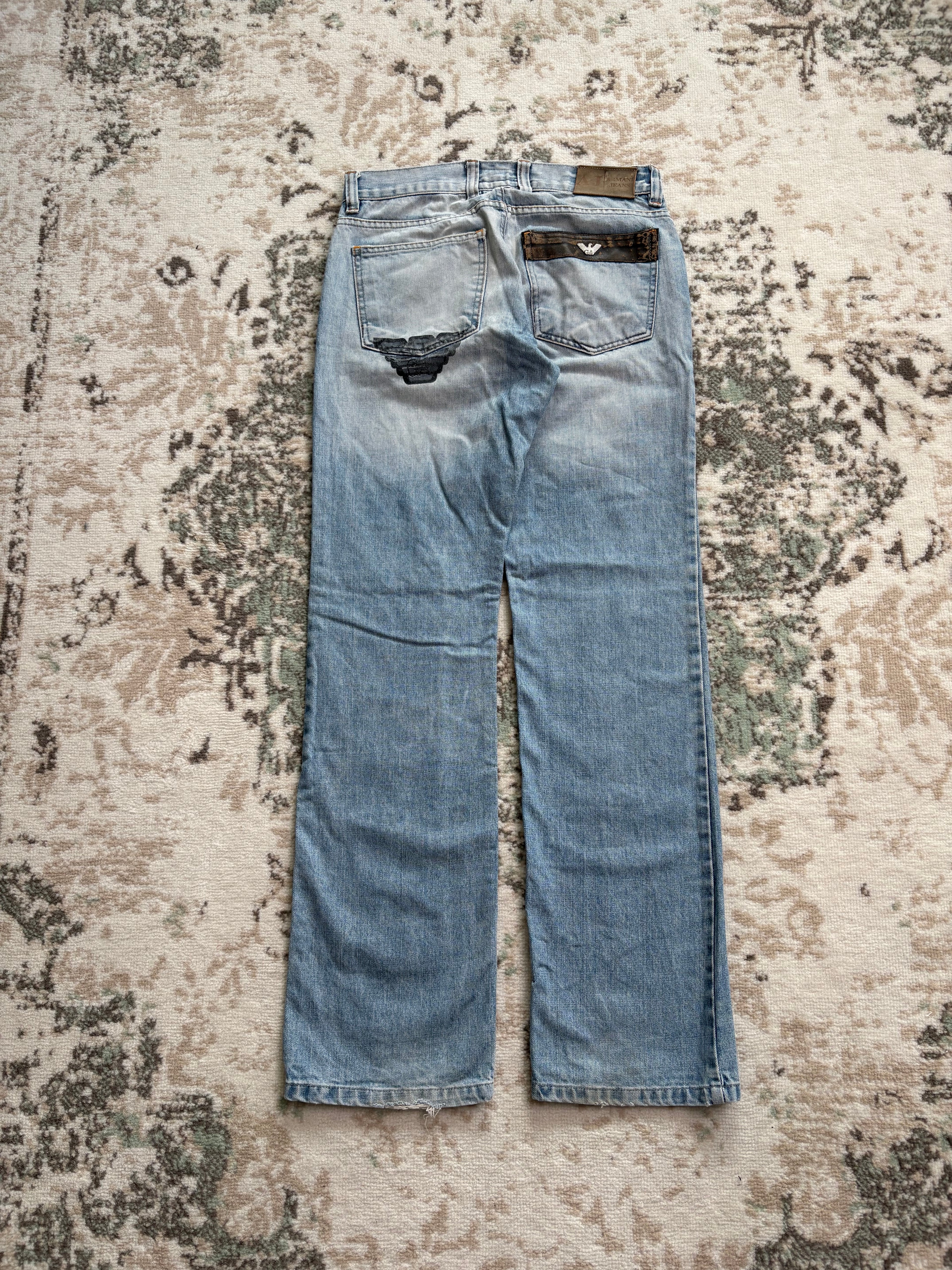 Armani Straight/Baggy Jeans (S)