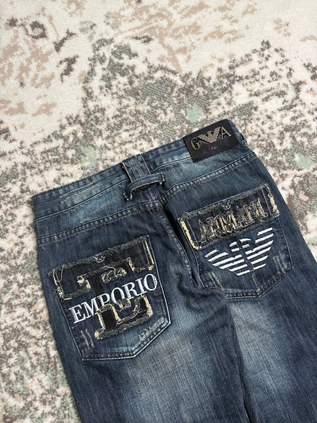 Armani Straight/Baggy Jeans (S)