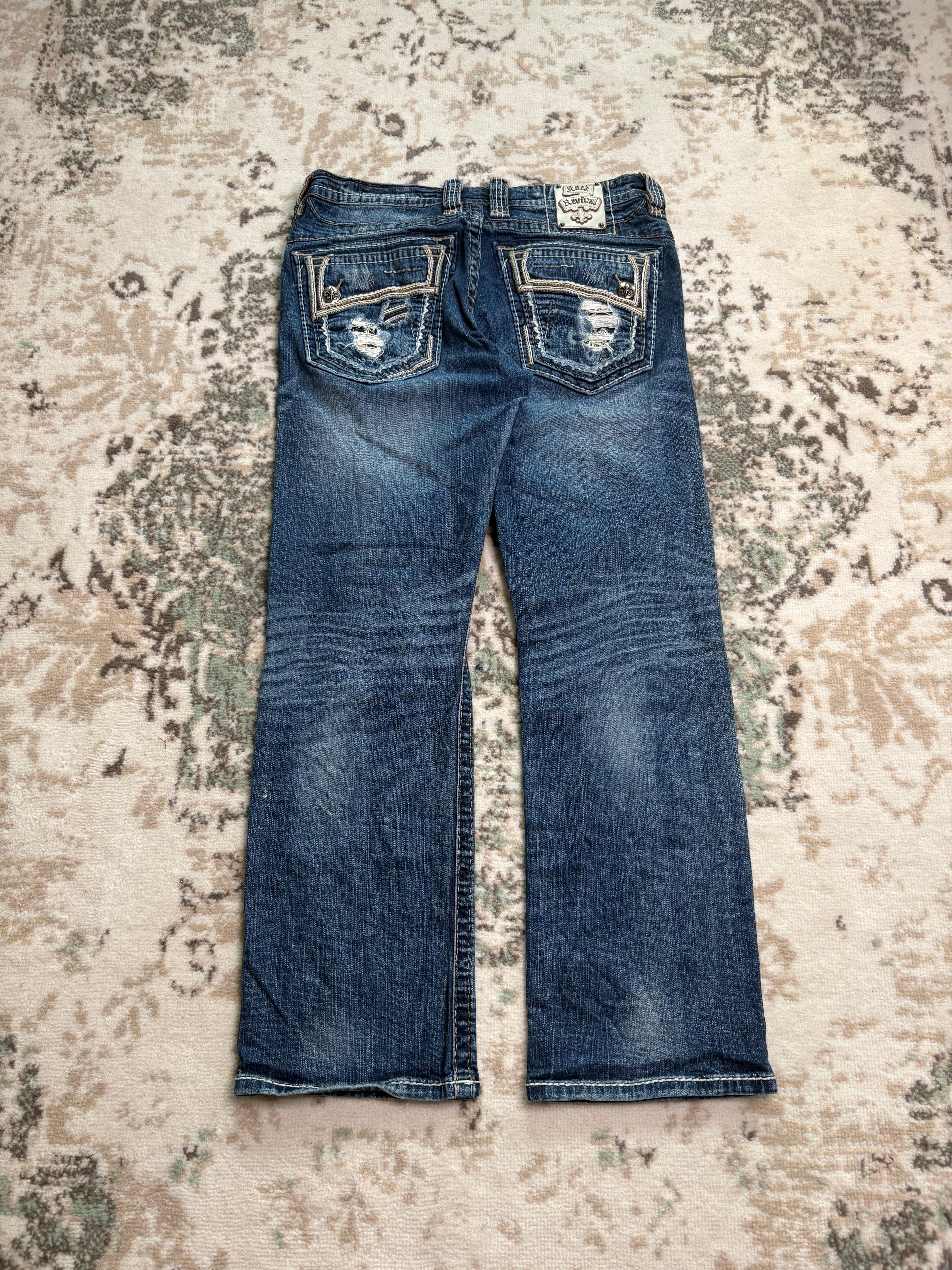 Rock Revival Baggy Jeans (M)
