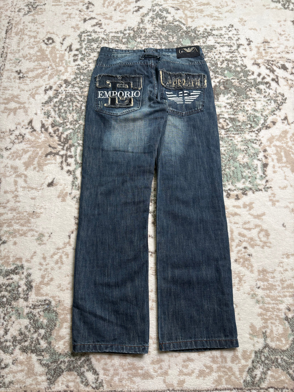 Armani Straight/Baggy Jeans (S)