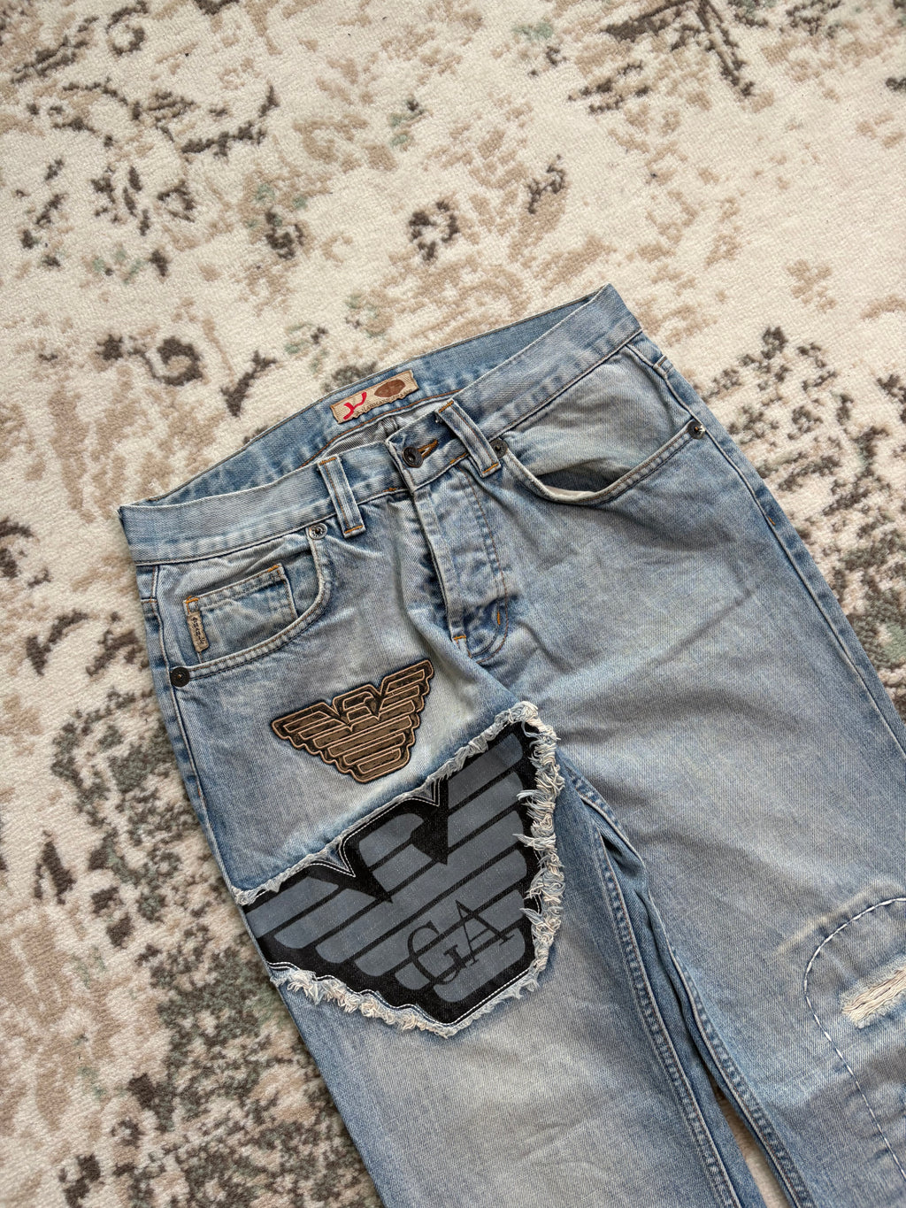 Armani Straight/Baggy Jeans (S)