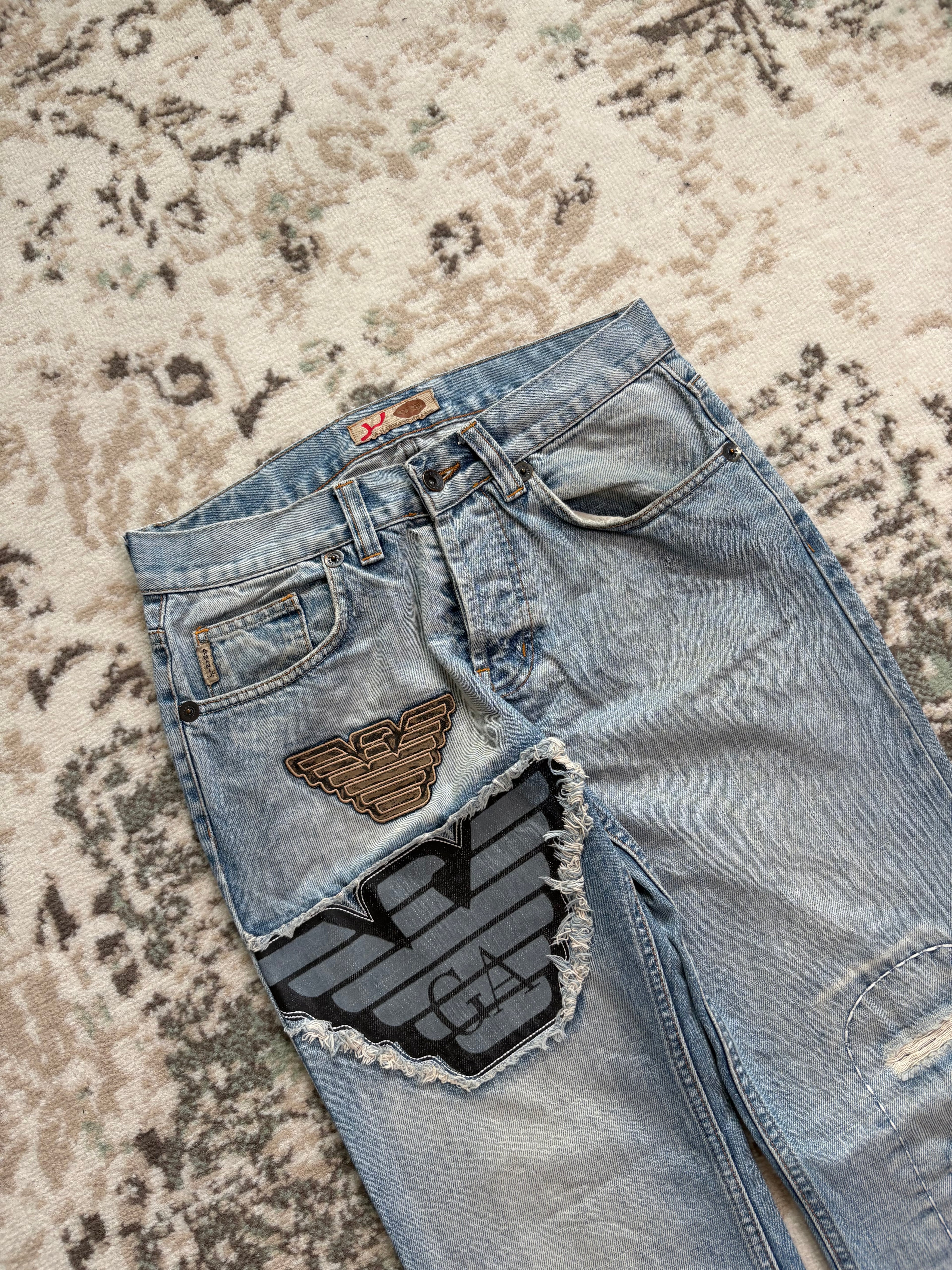 Armani Straight/Baggy Jeans (S)