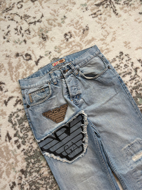 Armani Straight/Baggy Jeans (S)