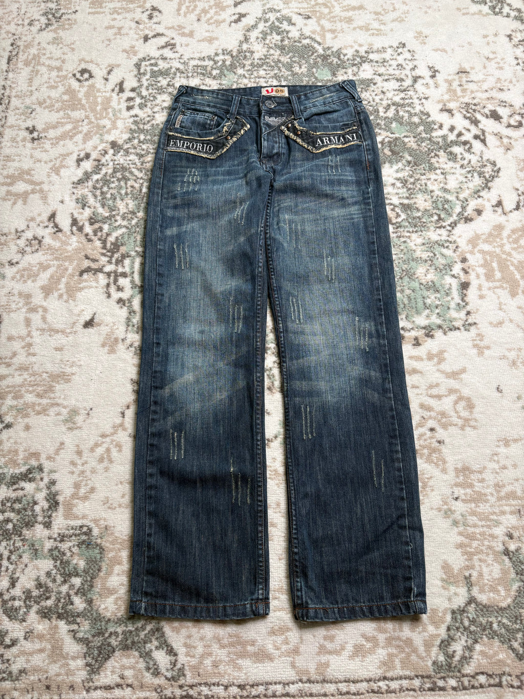 Armani Straight/Baggy Jeans (S)