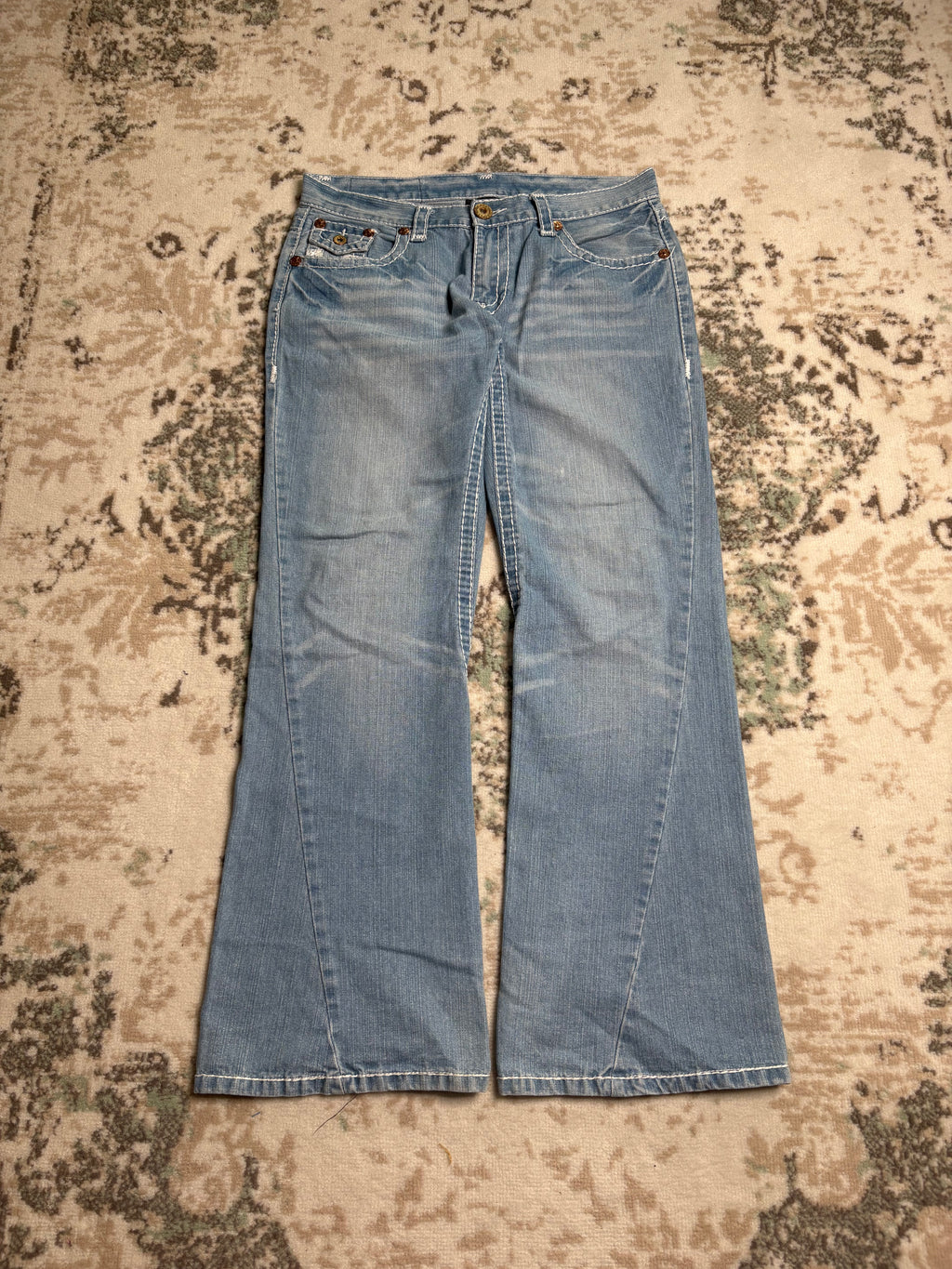 True Religion Baggy Bootcut Jeans (M)