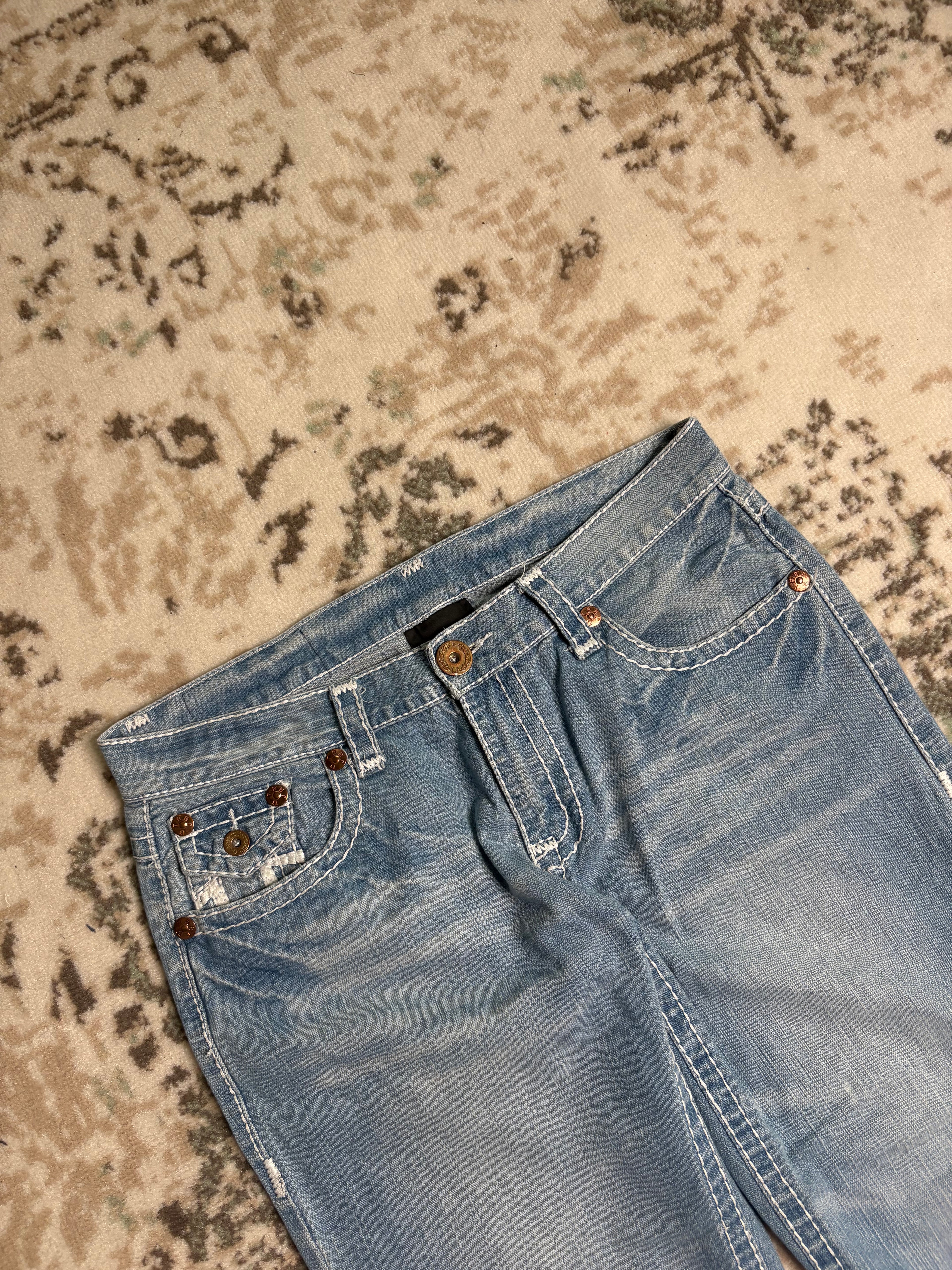 True Religion Baggy Bootcut Jeans (M)