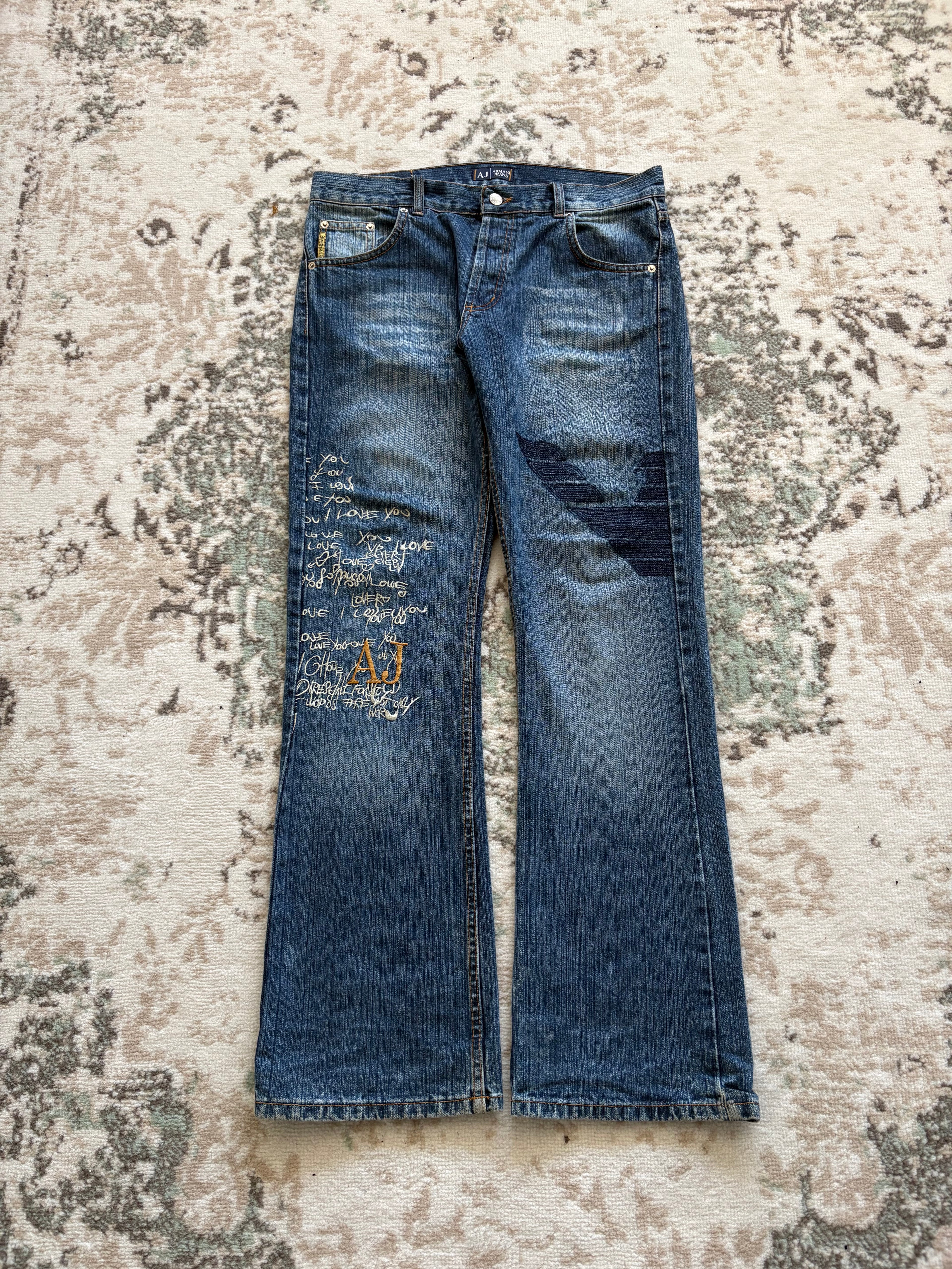 Armani Bootcut/Straight Jeans (S/M)