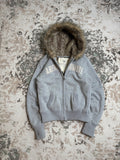 Abercrombie & Fitch Fur Zip-Hoodie (XS/S)
