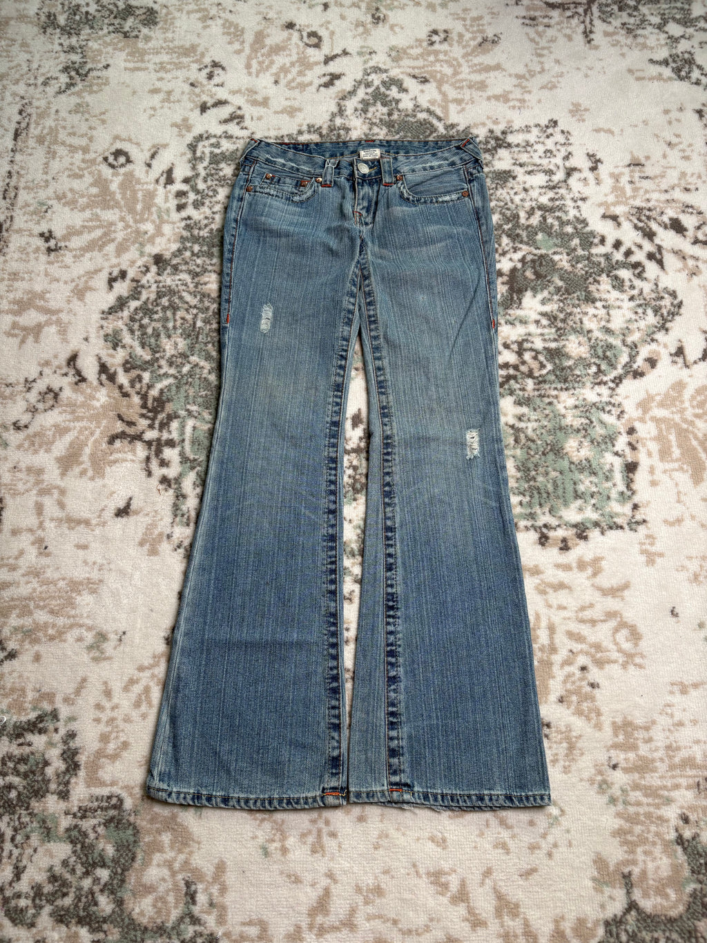 True Religion Bootcut Stiched Jeans (XS)