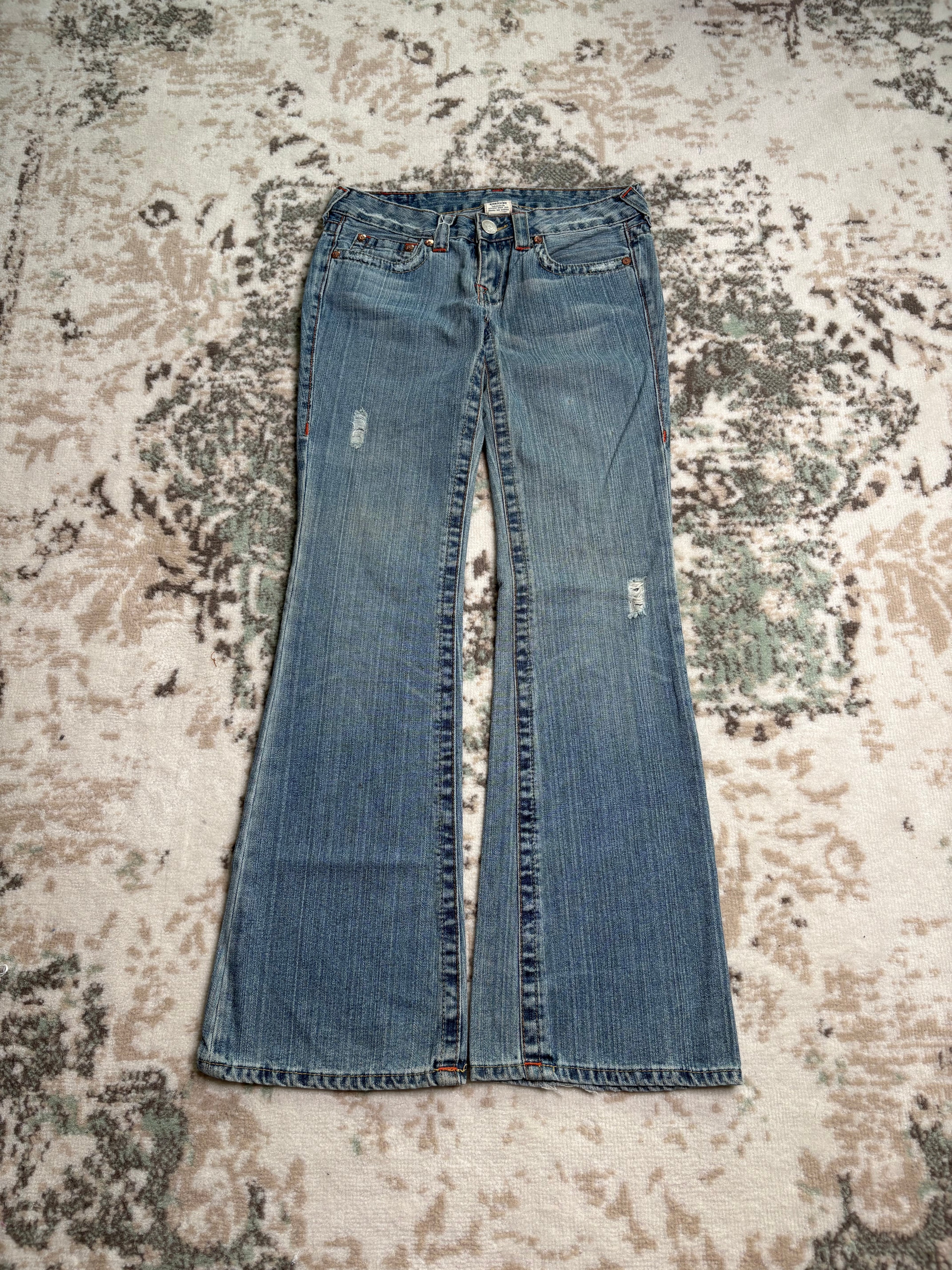 True Religion Bootcut Stiched Jeans (XS)