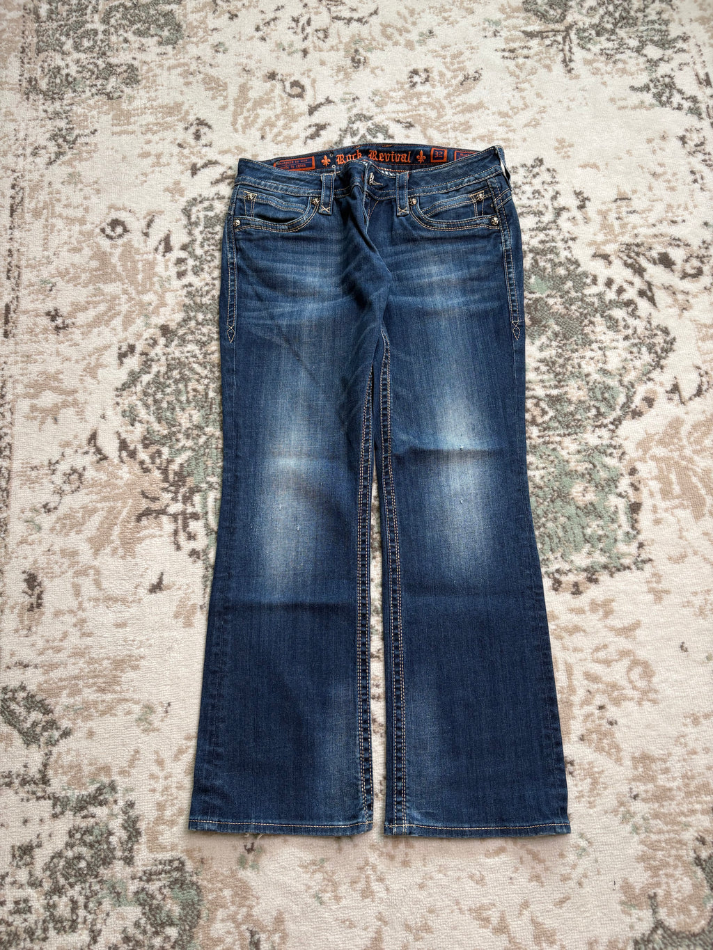 Rock Revival Straight/Bootcut Jeans (S/M)
