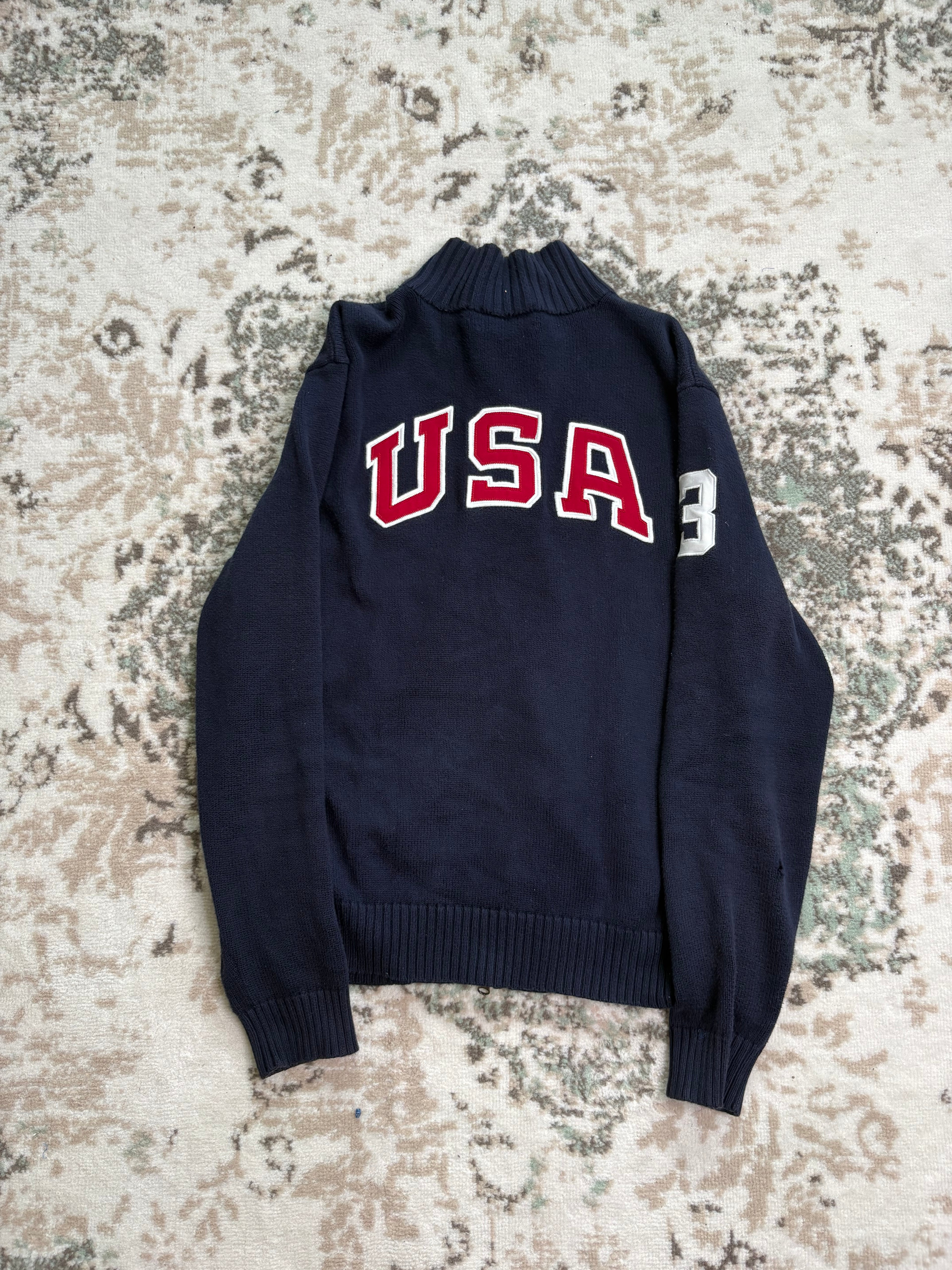 Ralph Lauren USA Knit Zip-Hoodie (L)