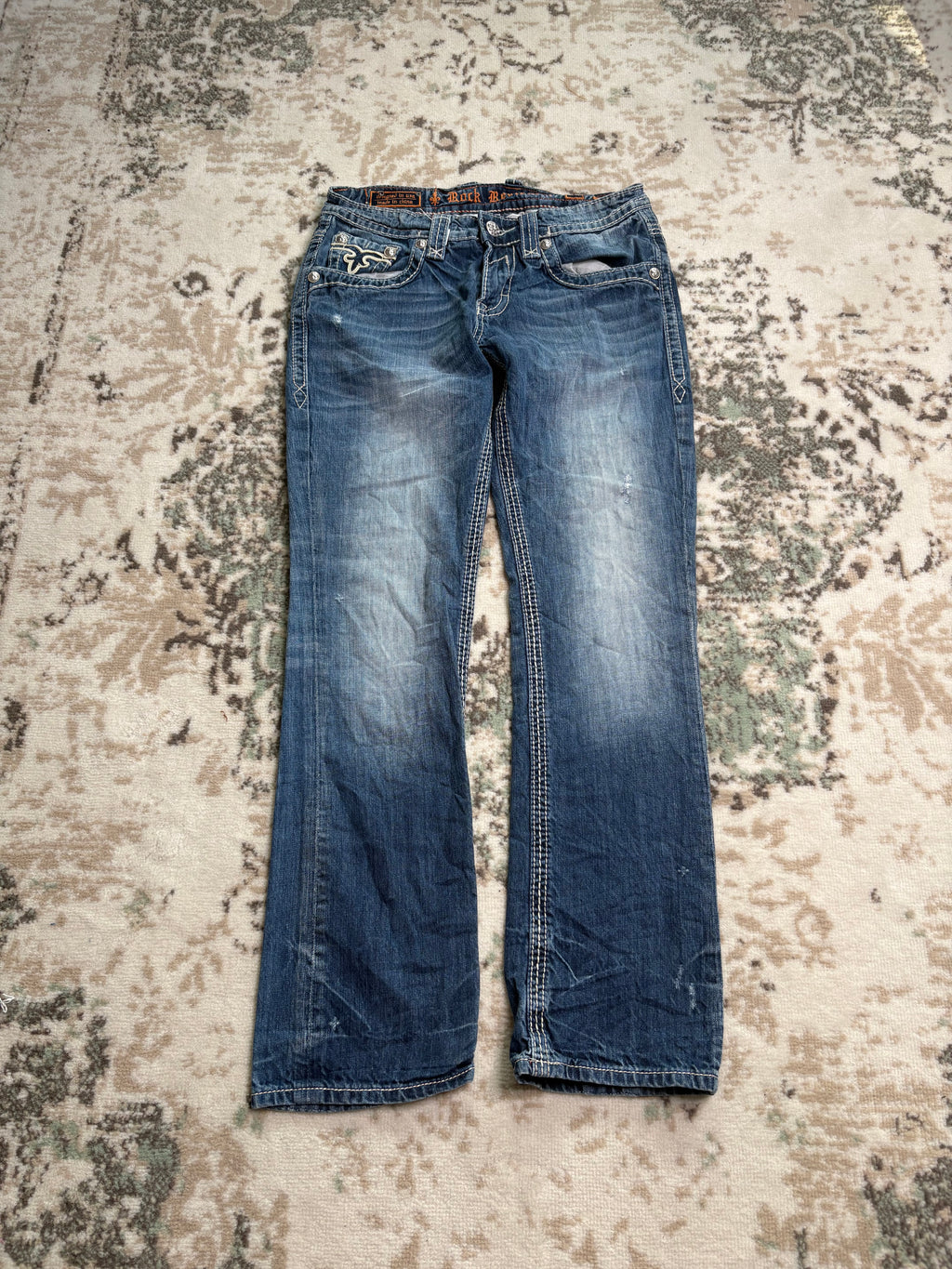 Rock Revival Straight Jeans (S-M)