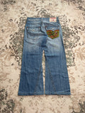 True Religion Baggy Stiched Jeans (S)