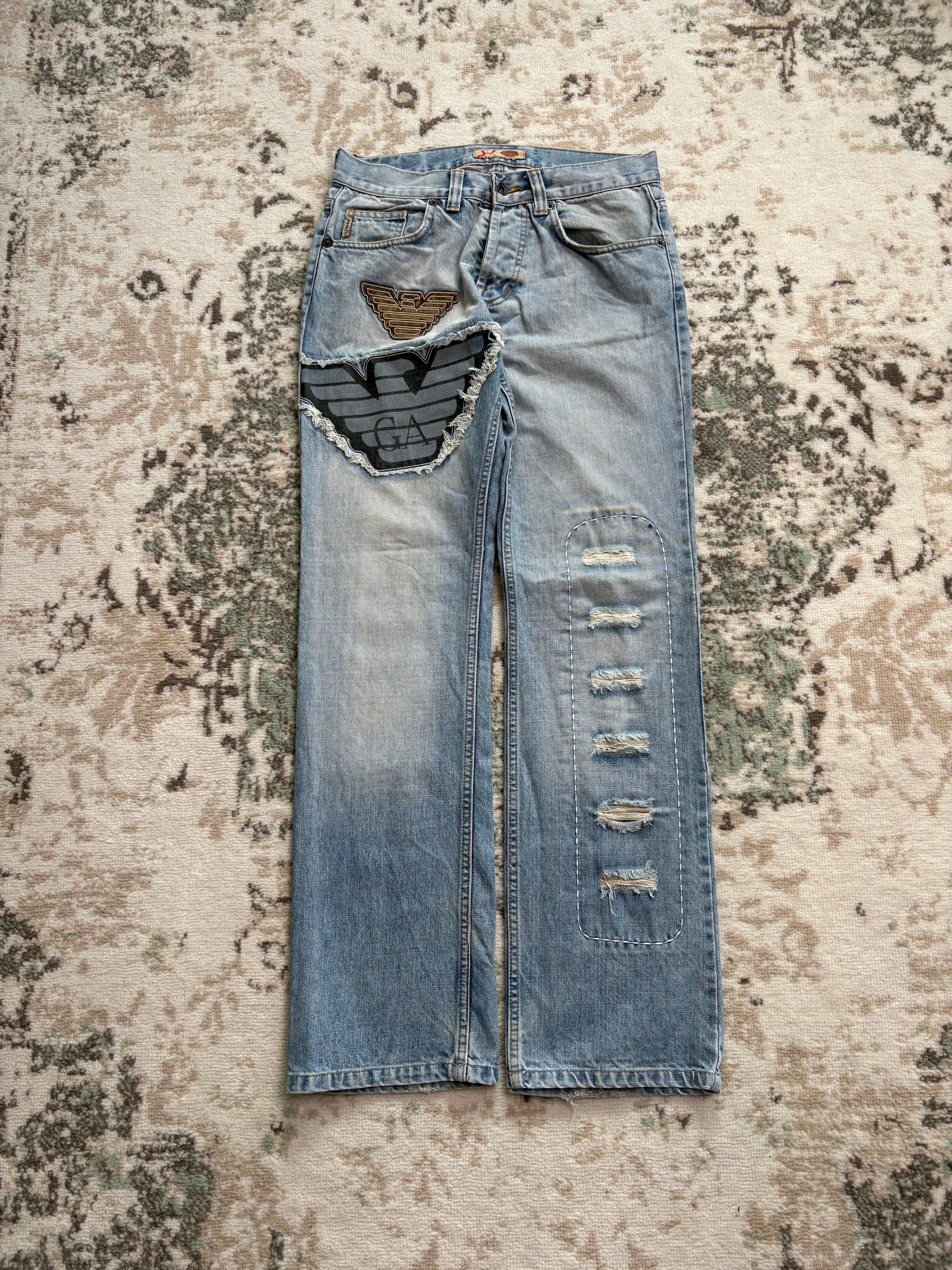Armani Straight/Baggy Jeans (S)