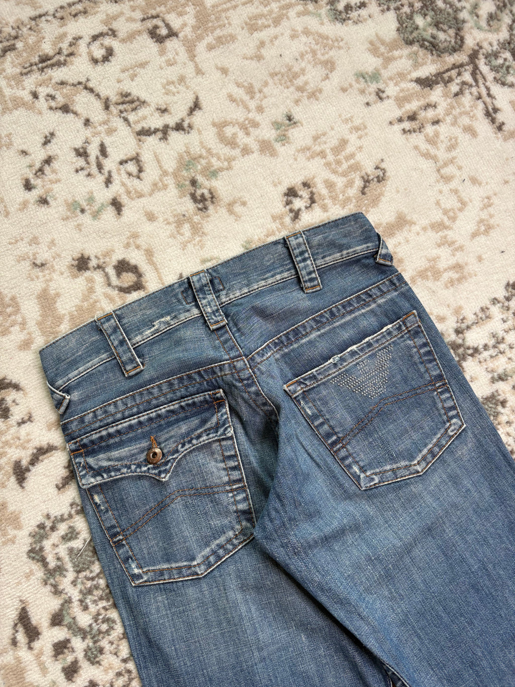 Armani Baggy/Bootcut Jeans (S/M)