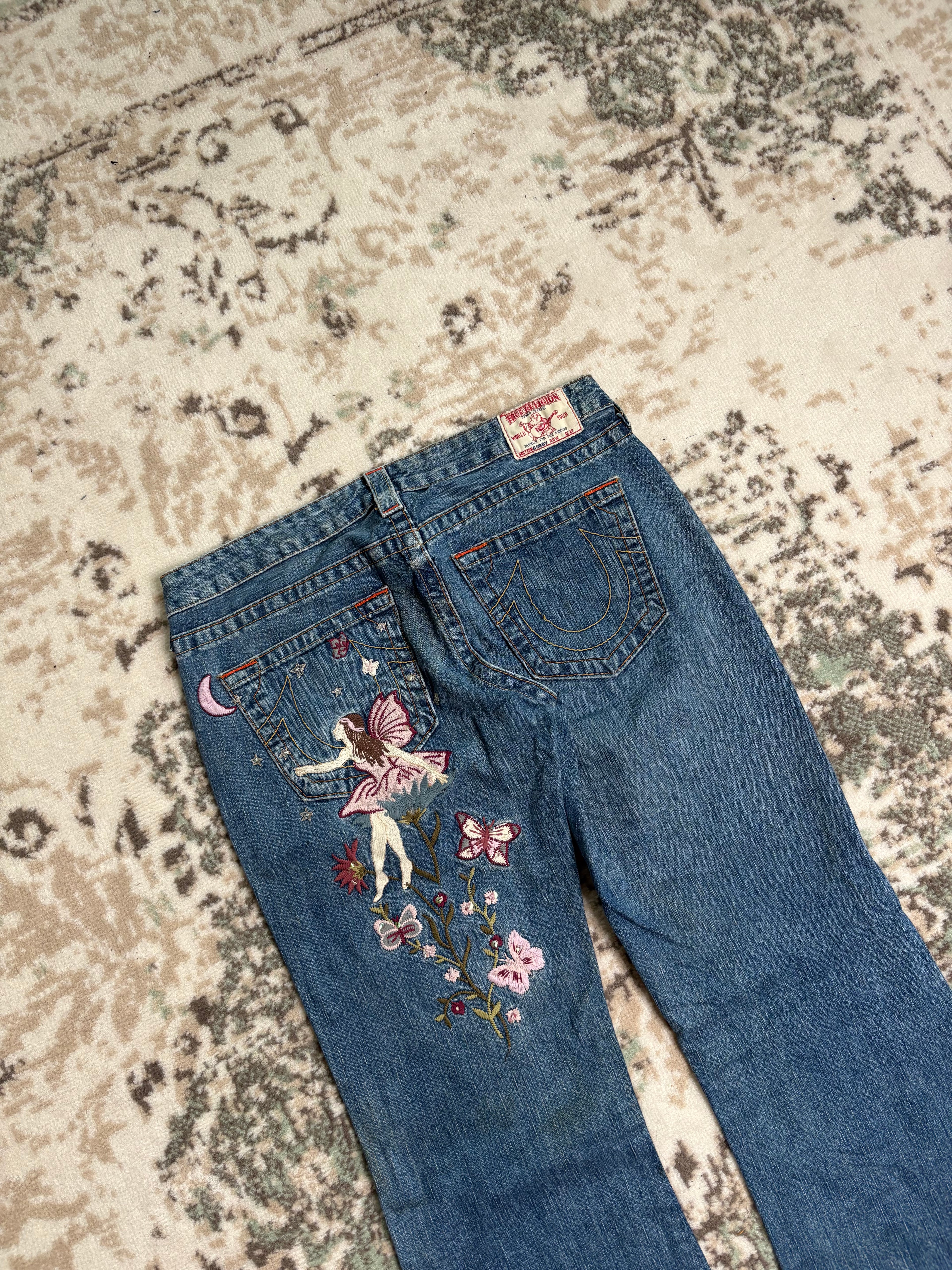 True Religion Baggy Bootcut Jeans (M)