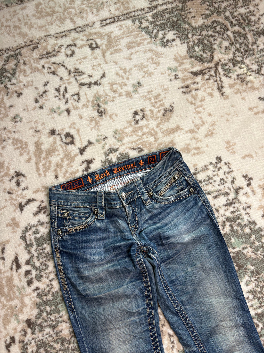 Rock Revival Baggy Jeans (XS)
