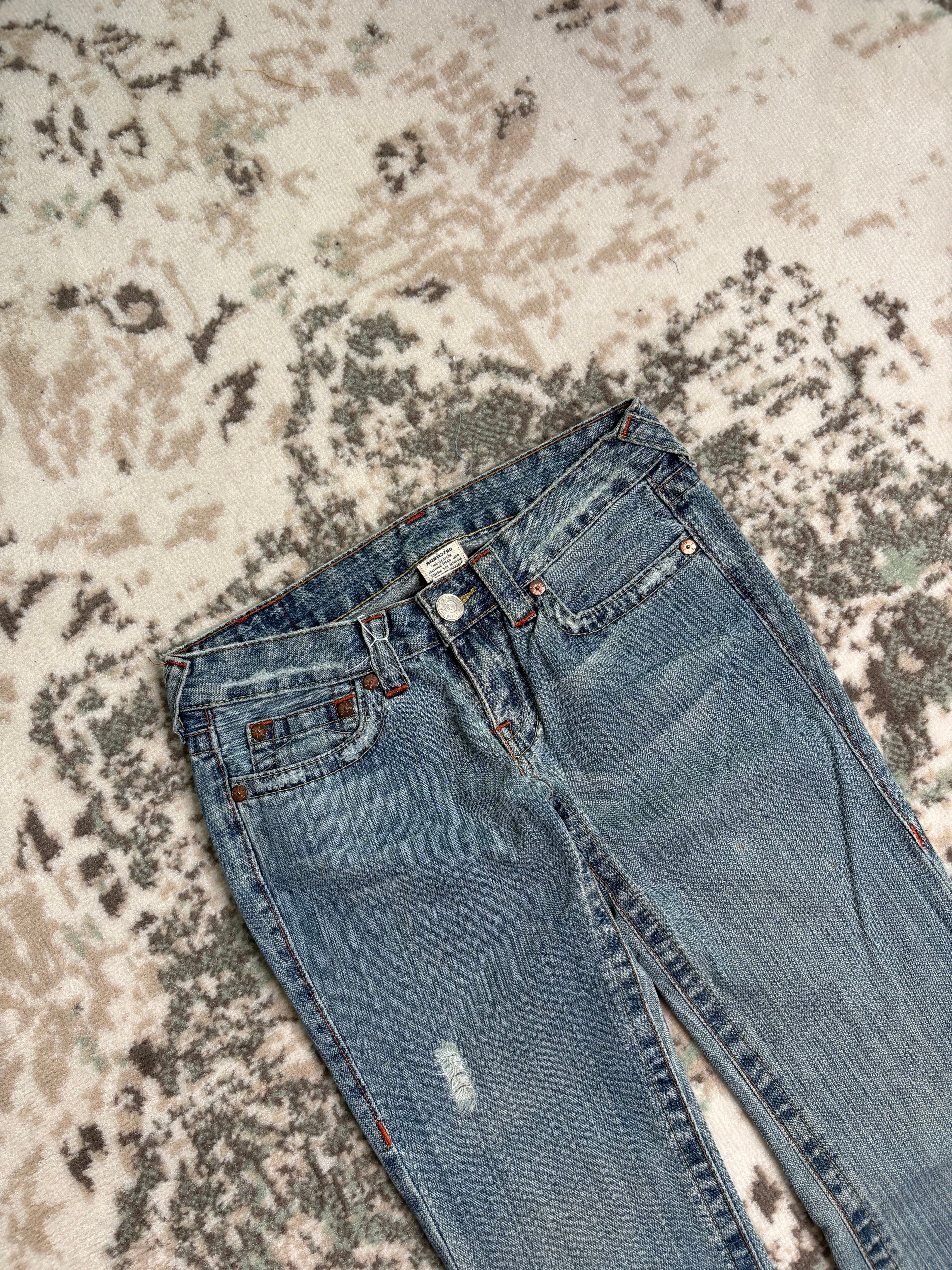 True Religion Bootcut Stiched Jeans (XS)