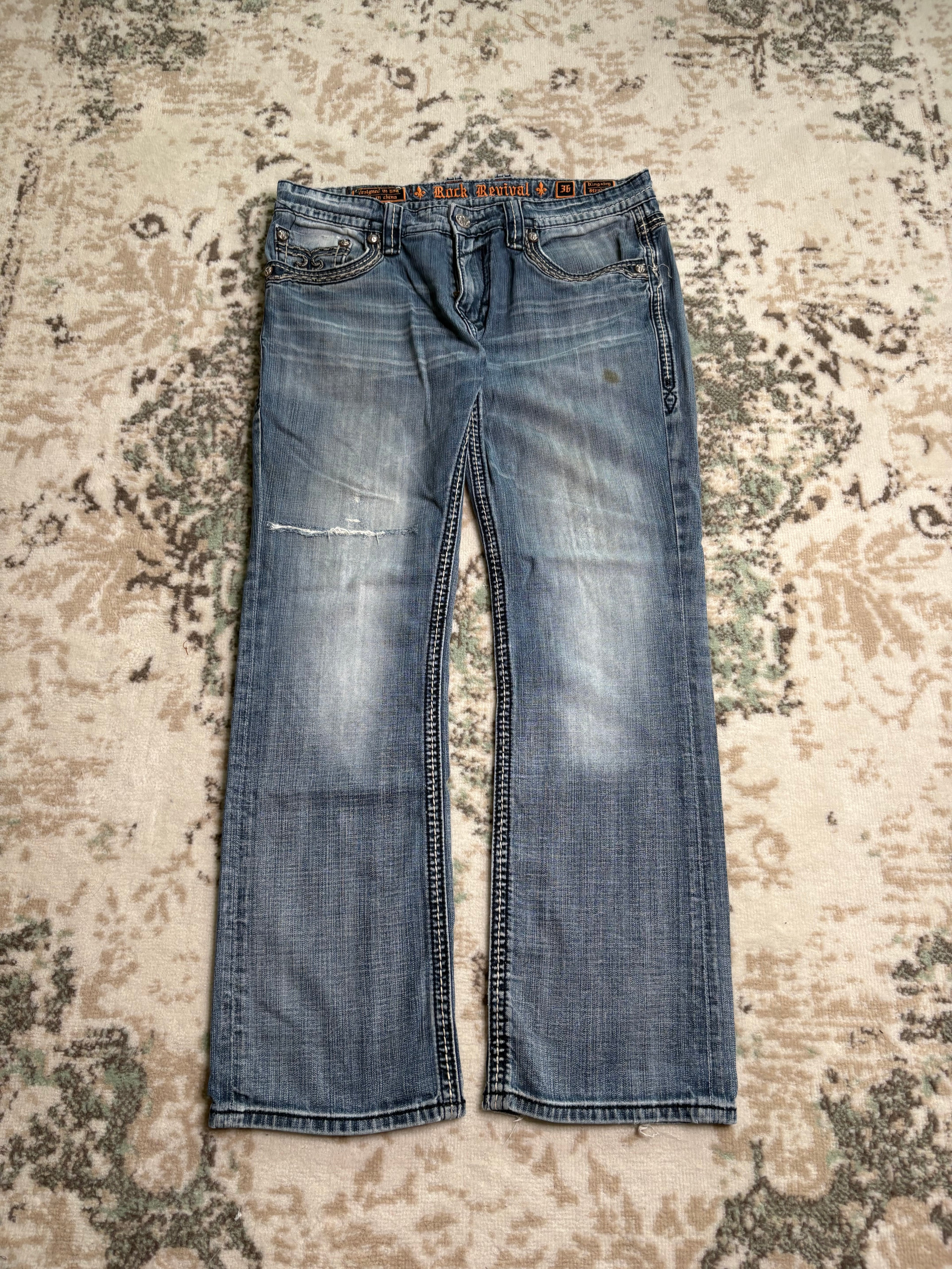 Rock Revival Baggy Jeans (XL)