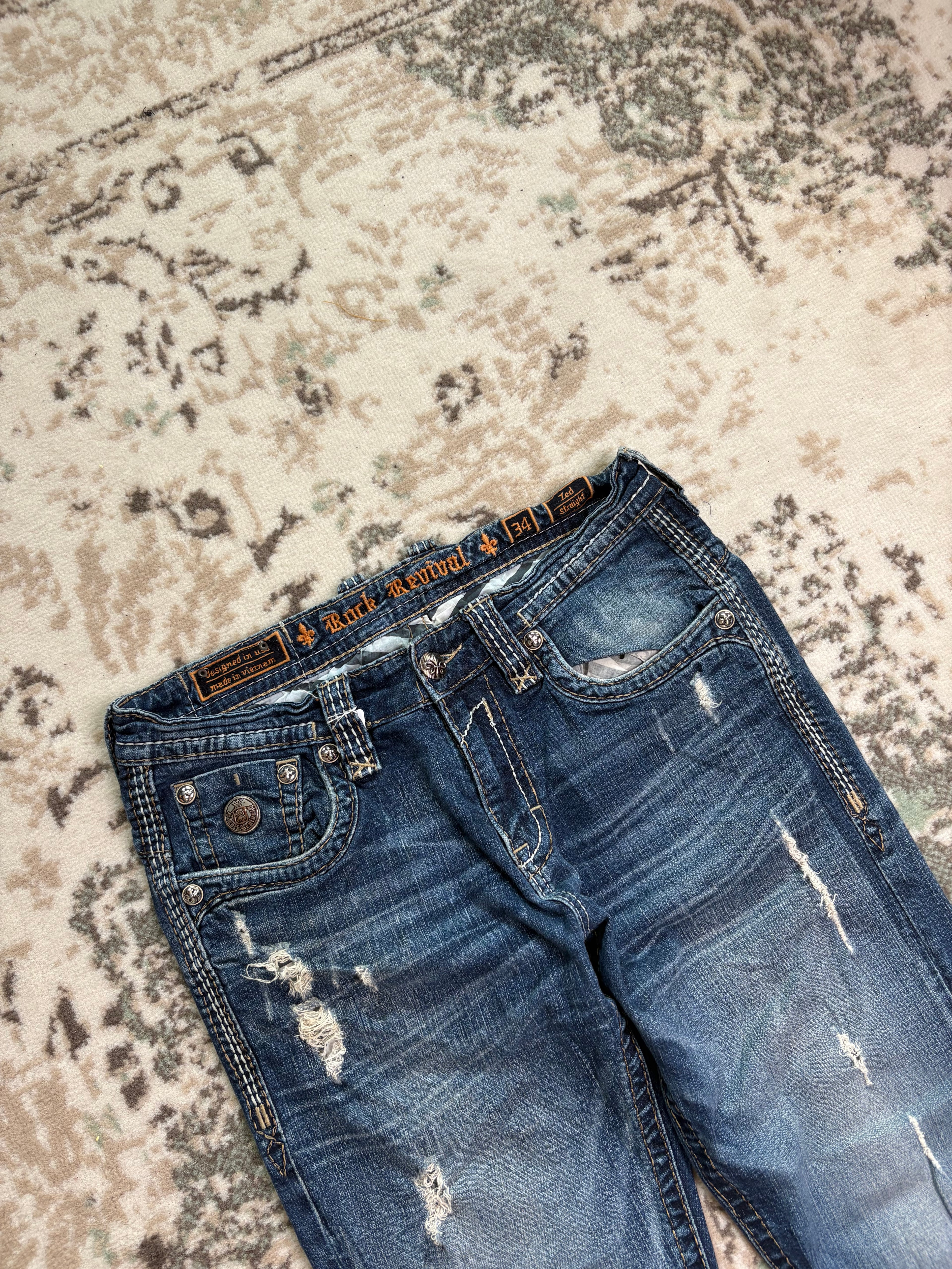 Rock Revival Baggy Jeans (M)